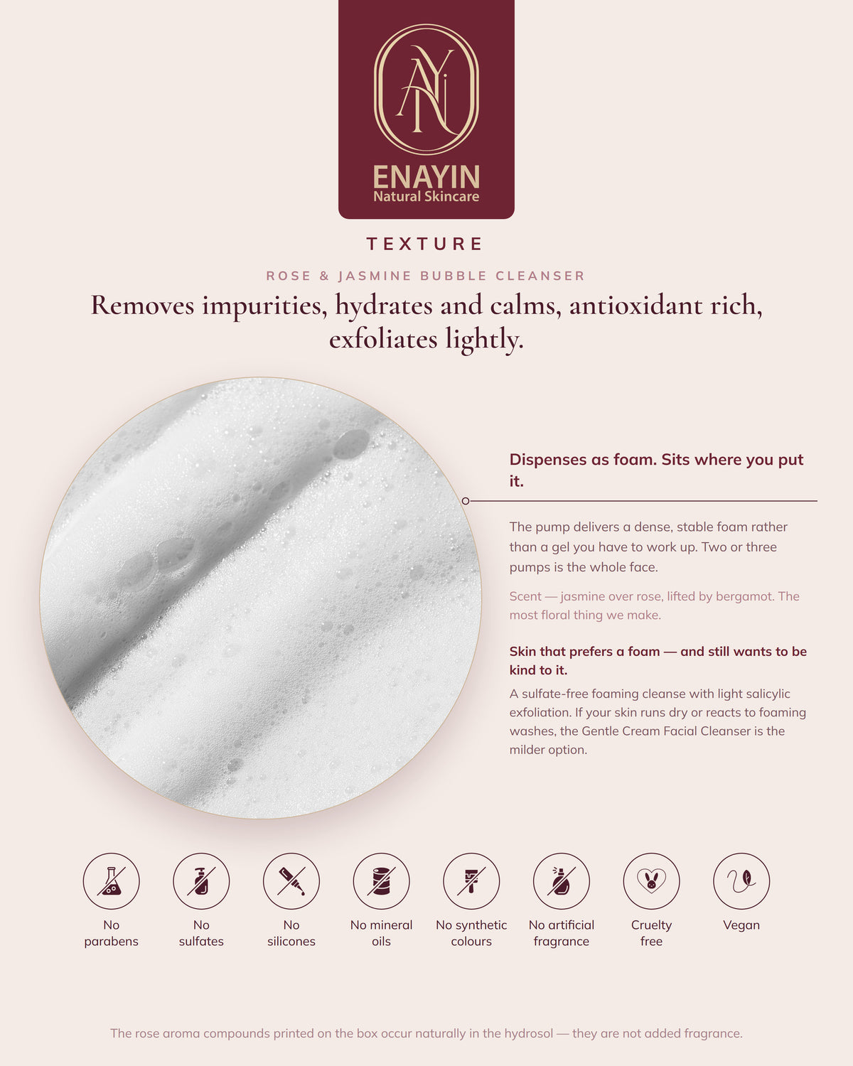 Rose & Jasmine Bubble Cleanser