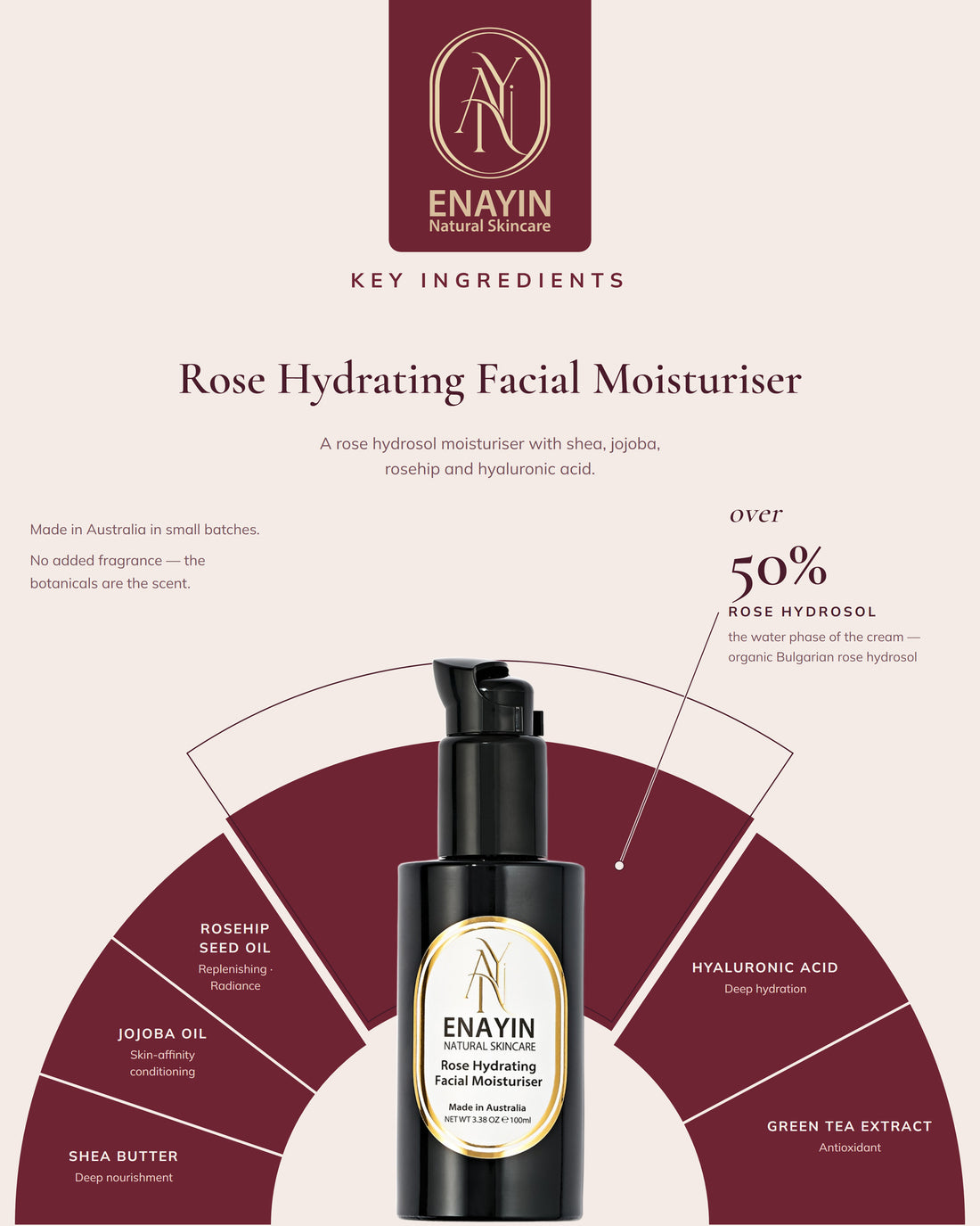Rose Hydrating Facial Moisturiser