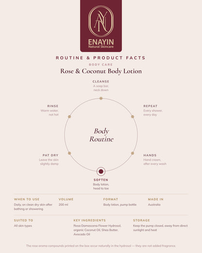 Rose &amp; Coconut Body Lotion